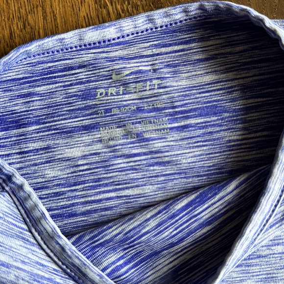 Nike Dri-Fit Heather Top - Purple/Black 2T Toddler - Picture 2 of 3